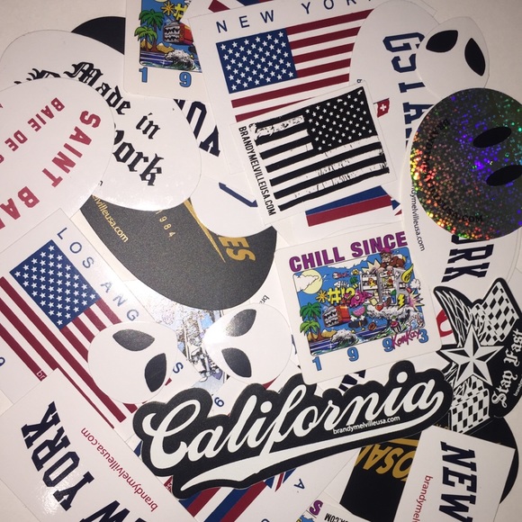 Brandy Melville Other - 30 RANDOM BRANDY MELVILLE STICKERS